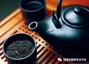 富硒茶的广告牌