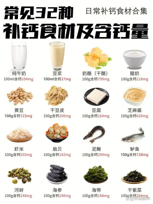 吃什么食物可以补钙