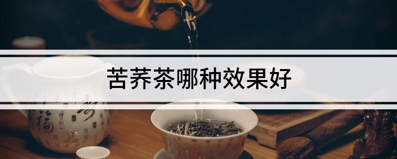 苦荞茶和富硒荞子茶