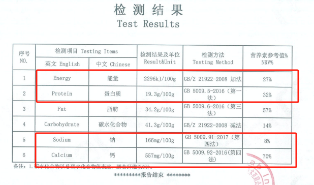 补钙食品